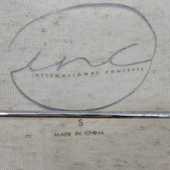 Floral boho embroidered beaded cream plunge neck tank top size small - Picture 8 of 9